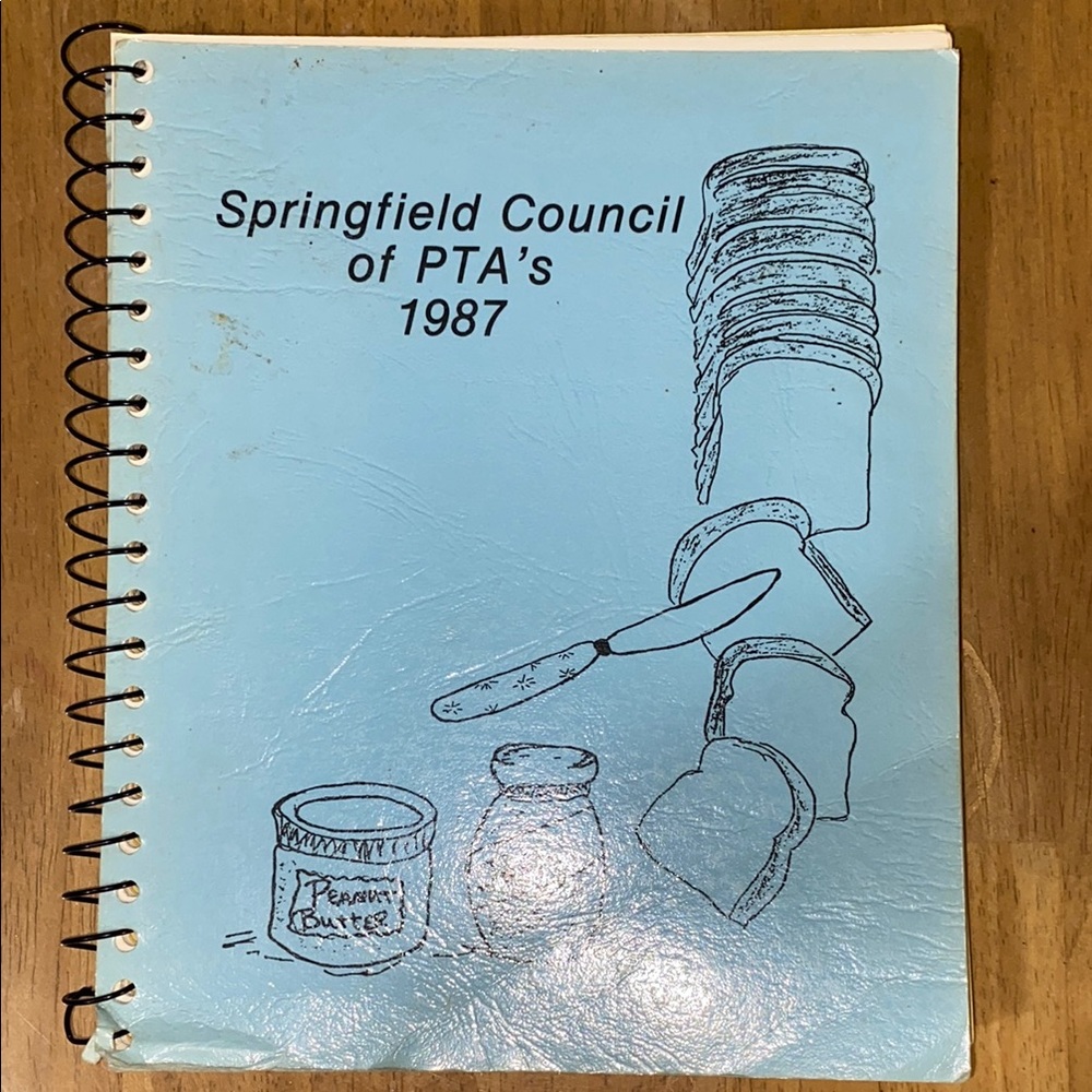 Cookbook-Springfield Council of PTA's 1987 Cookbook
